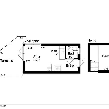 Small Oasis Near Coast And Town Lejlighed *