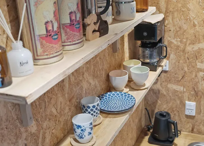 Small Oasis Near Coast And Town